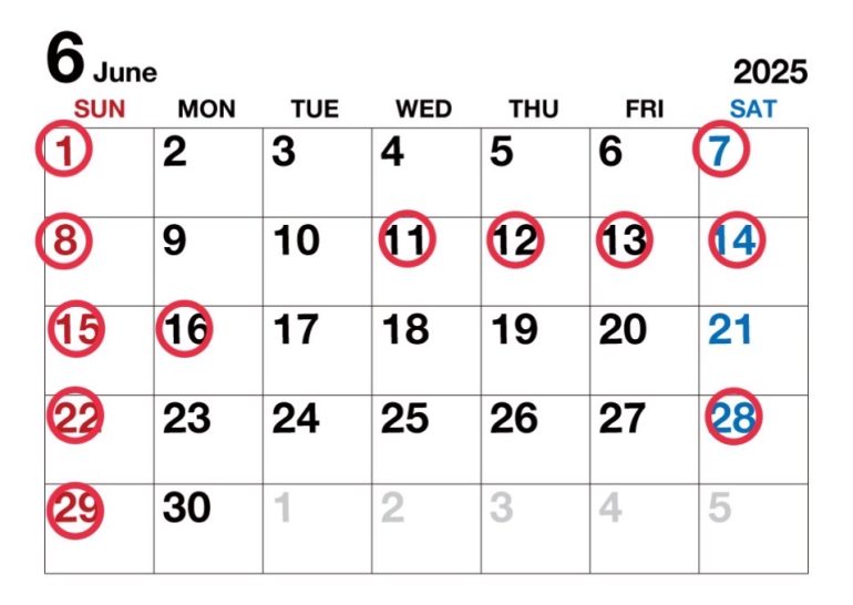 6月